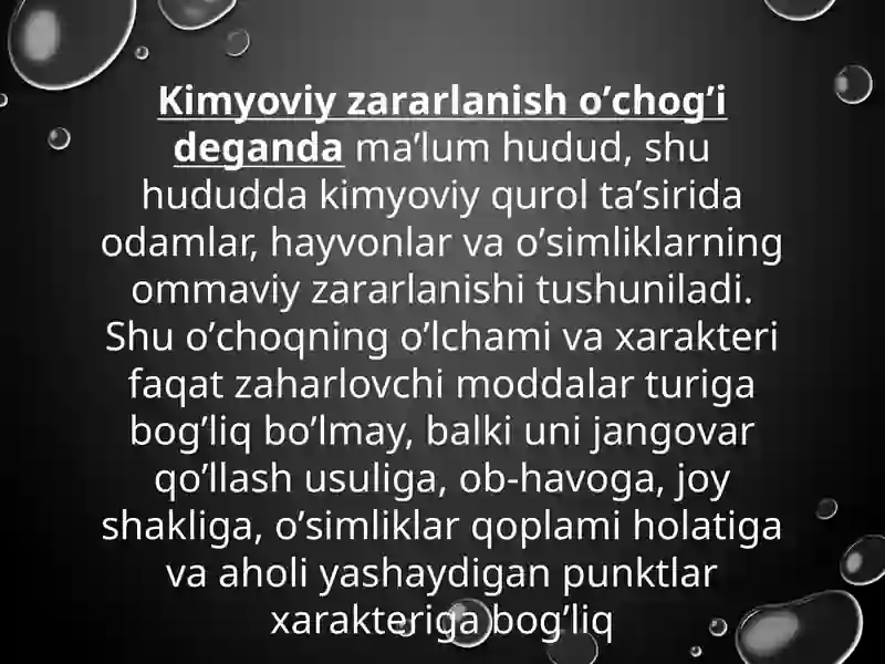 Kimyoviy Qurol 3
