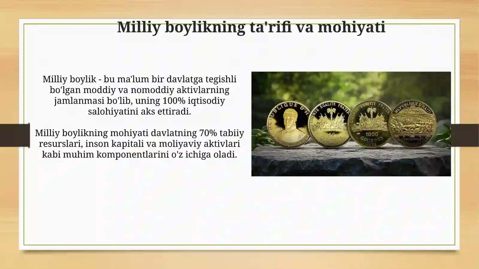 Milliy boylik tushunchasi va uning tarkibiy tuzilishi 3