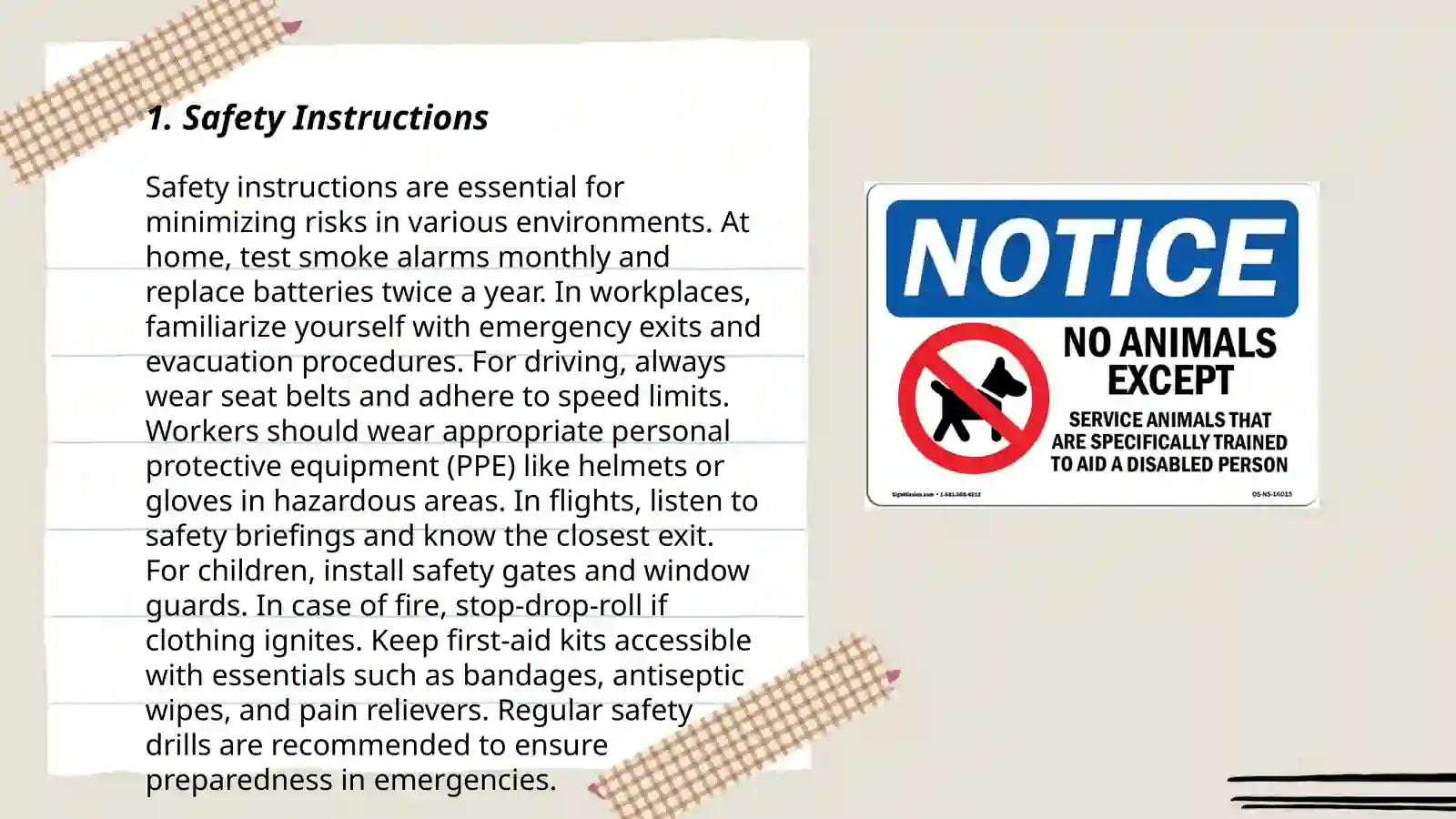 Notices and warnings 3