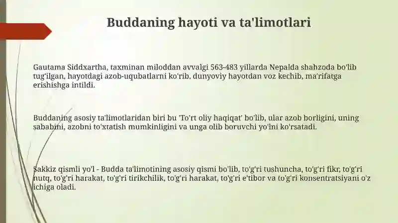 Buddaviylikning tarixi 3