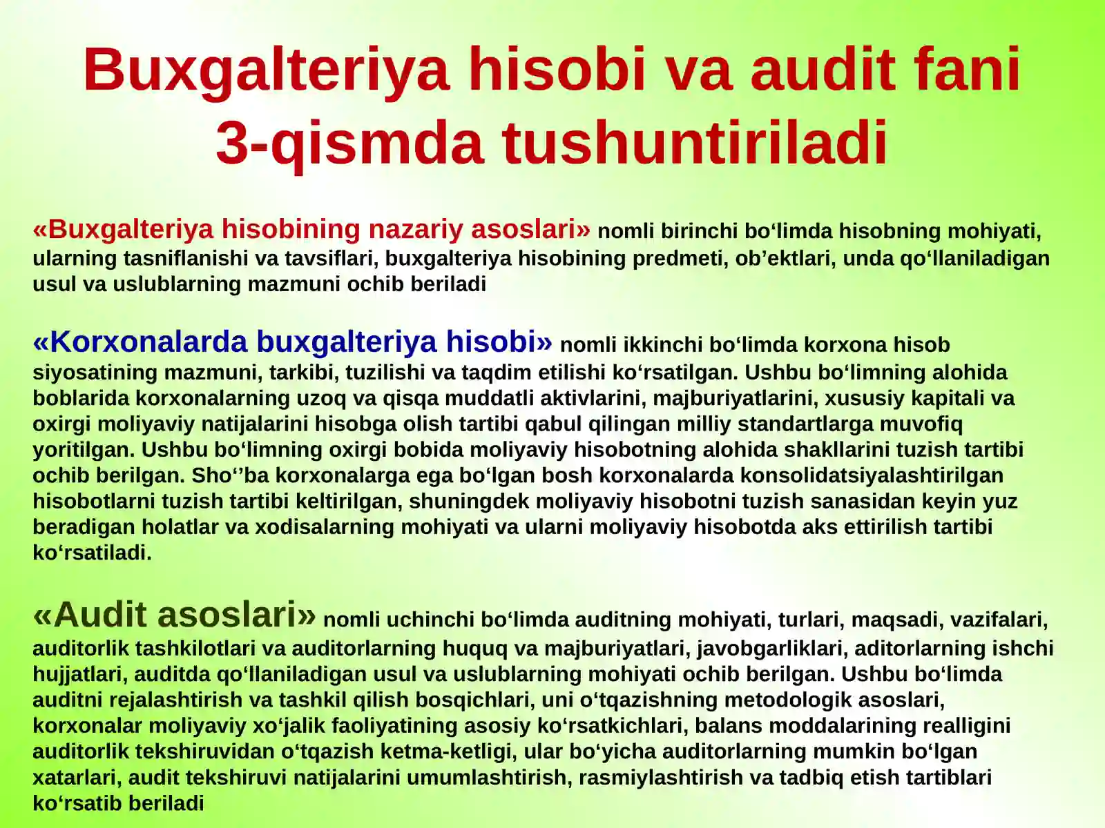 Buxgalteriya hisobi fanining predmeti maqsadi va vazifalari 3