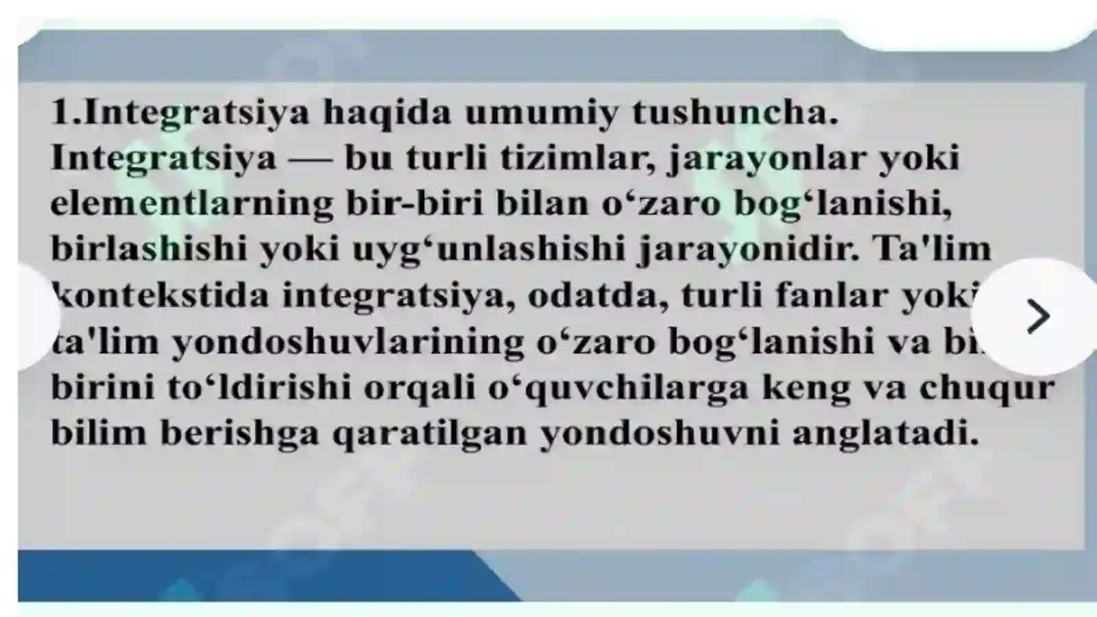 Boshlangich taʼlimda fanlar integratsiyasi 3