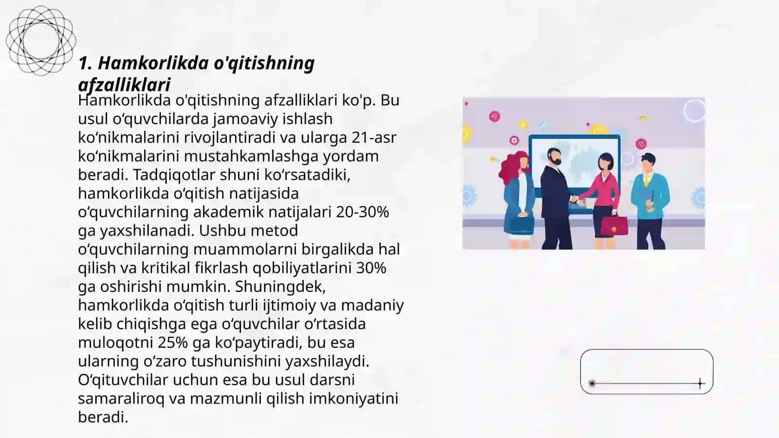 Hamkorlikda òqitish tehnalogiyalari 3