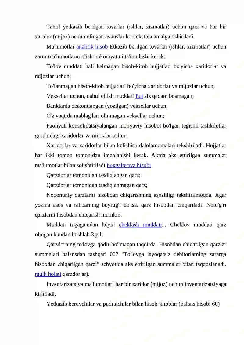 MULK VA MAJBURIYATLAR INVENTARIZATSIYA VA NAZORAT TEKSHIRUV VA O'LCHOV 3