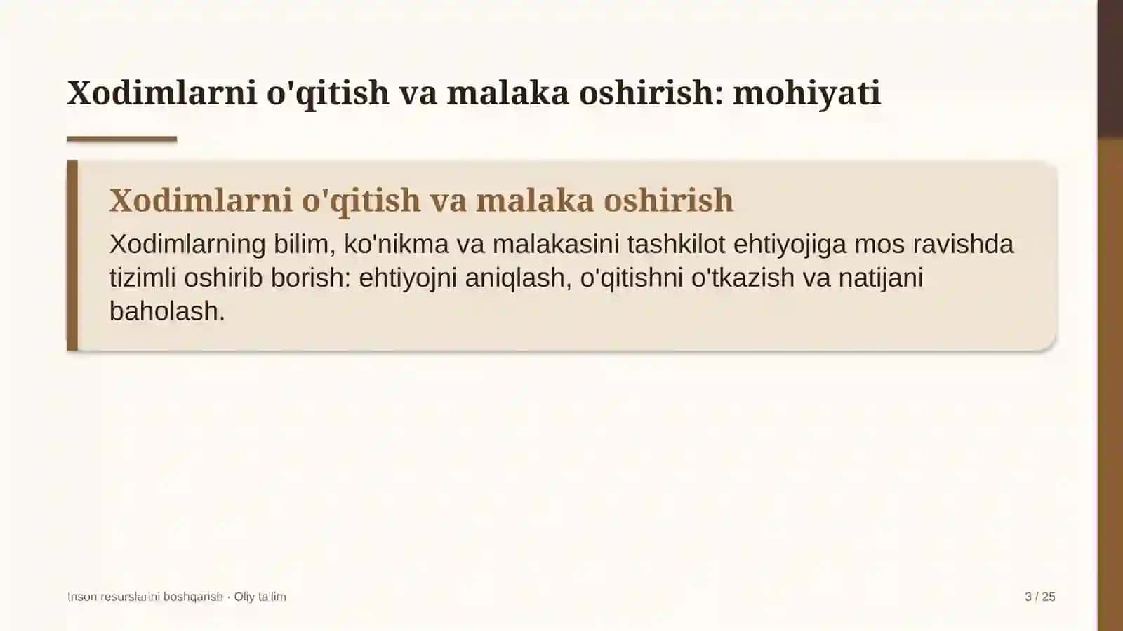 elchixonalarda xodimlarni o'qitish va malakasini oshirish 3455 3