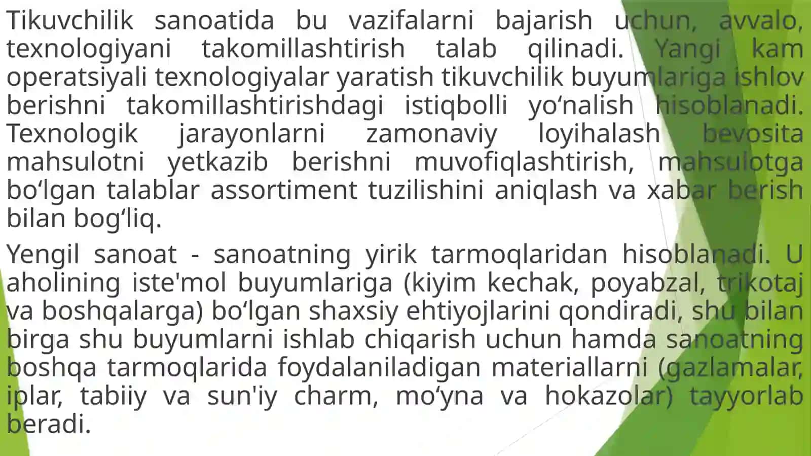 Texnologik jarayonlarni loyihalashga umumiy talablar 3