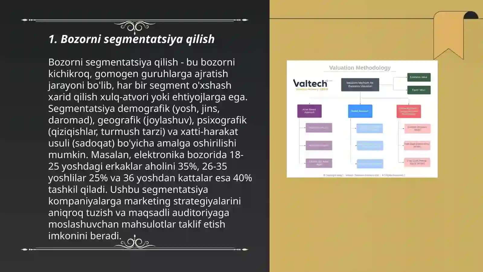 Bozorni segmentatsiya qilish 3
