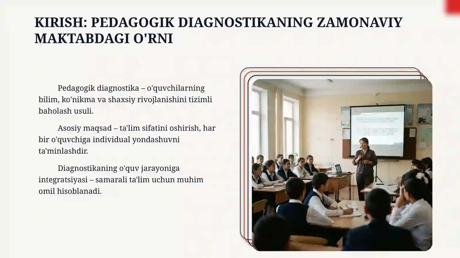Maktab o'quvchilarini pedagogik diagnostika metodlari:mazmuni mohiyati va qoʻllash tartibi 3