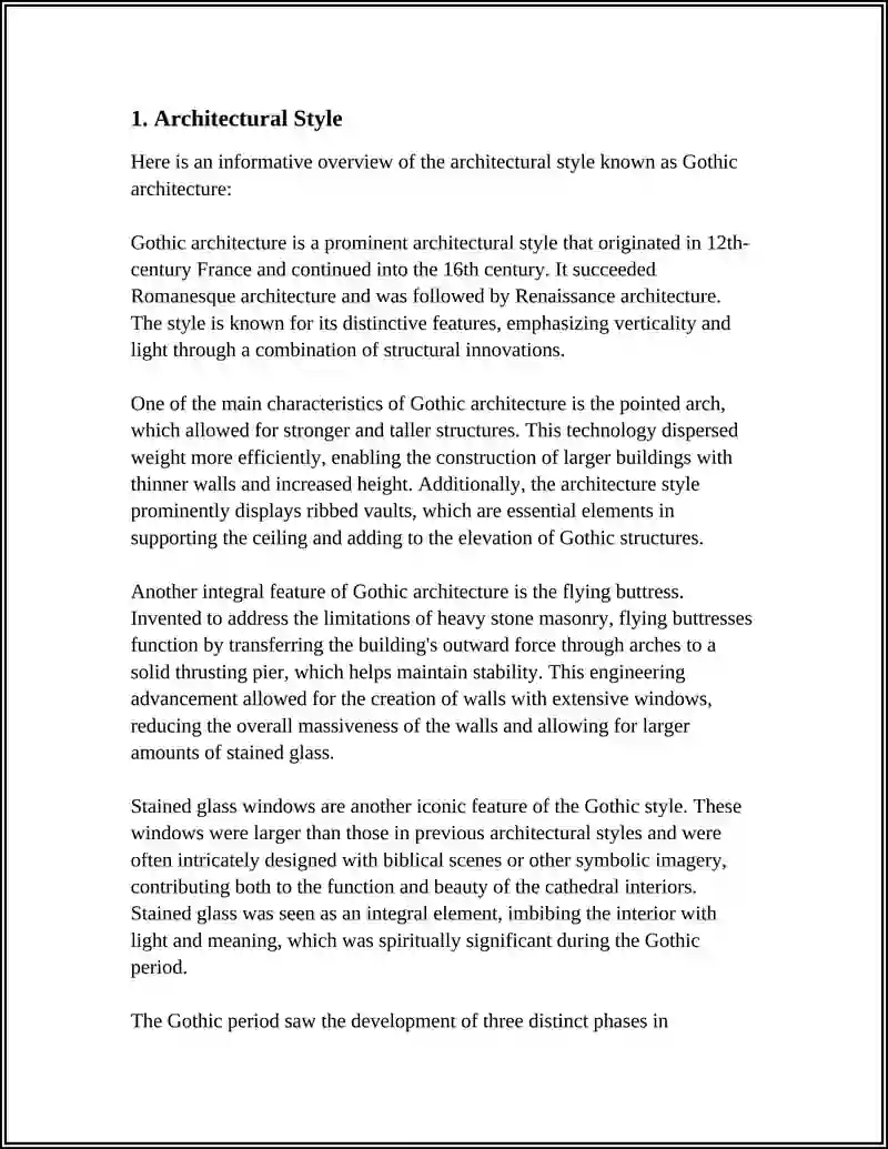 Gothic Architecture Overview 3