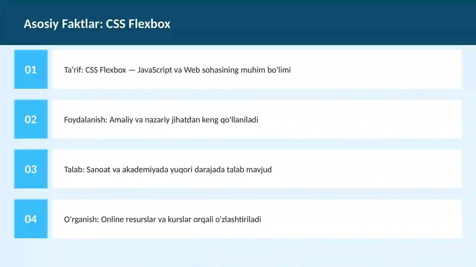 CSS Flexbox 3