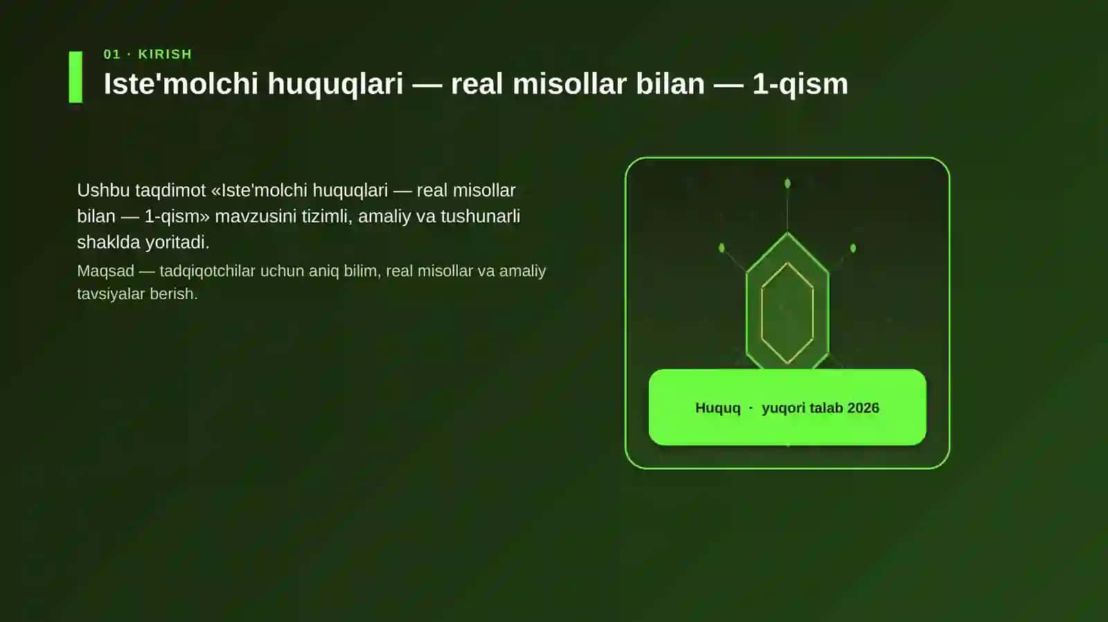 Iste'molchi huquqlari — real misollar bilan — 1-qism 3