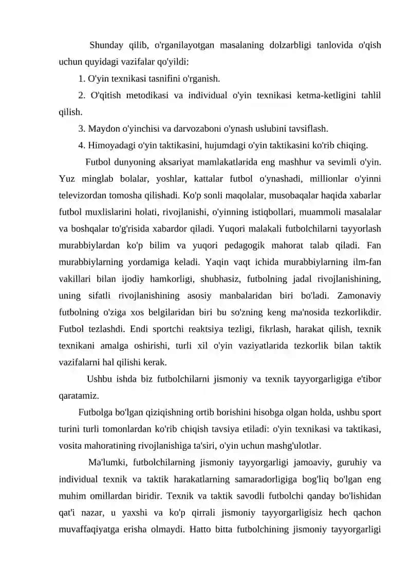 Futbolning sport sifatida umumiy tushunchasi 3