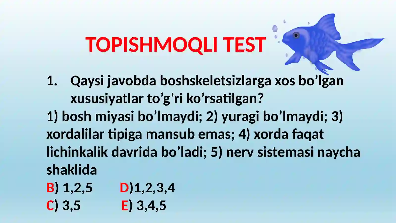 Baliqlarning ichki tuzilishi 3