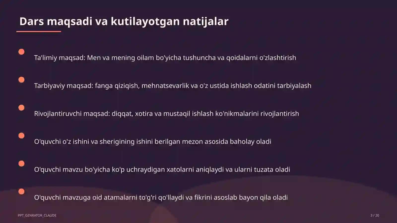 Men va mening oilam (1-sinf) 3