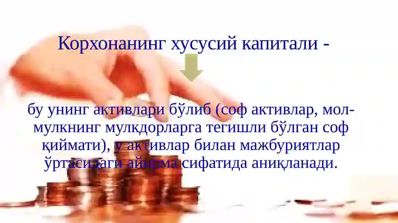 Xususiy kapital hisobi 3