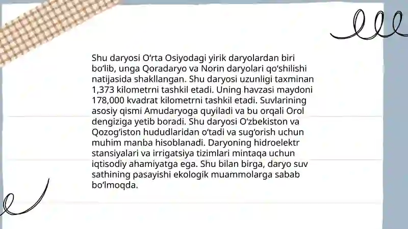 Shu daryosi 3