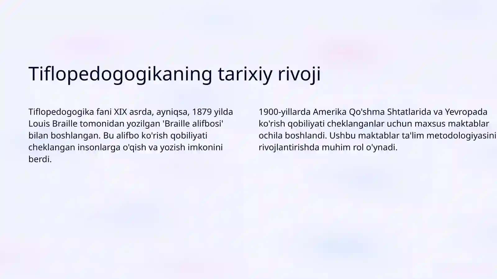 Tiflopedogogika fanining predmeti va metodlari 3