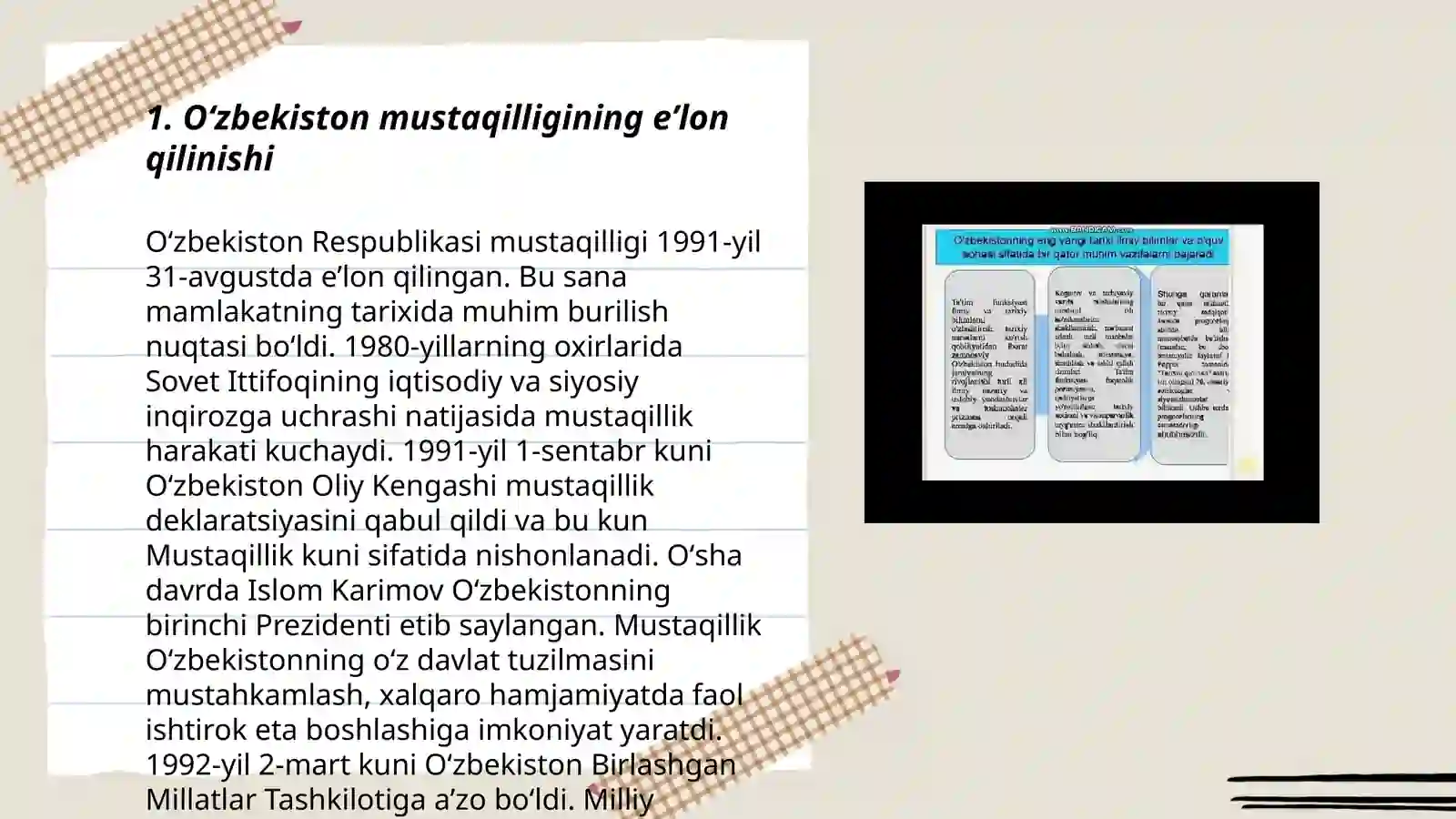 Oʻzbekistonning eng yangi tarixi 3