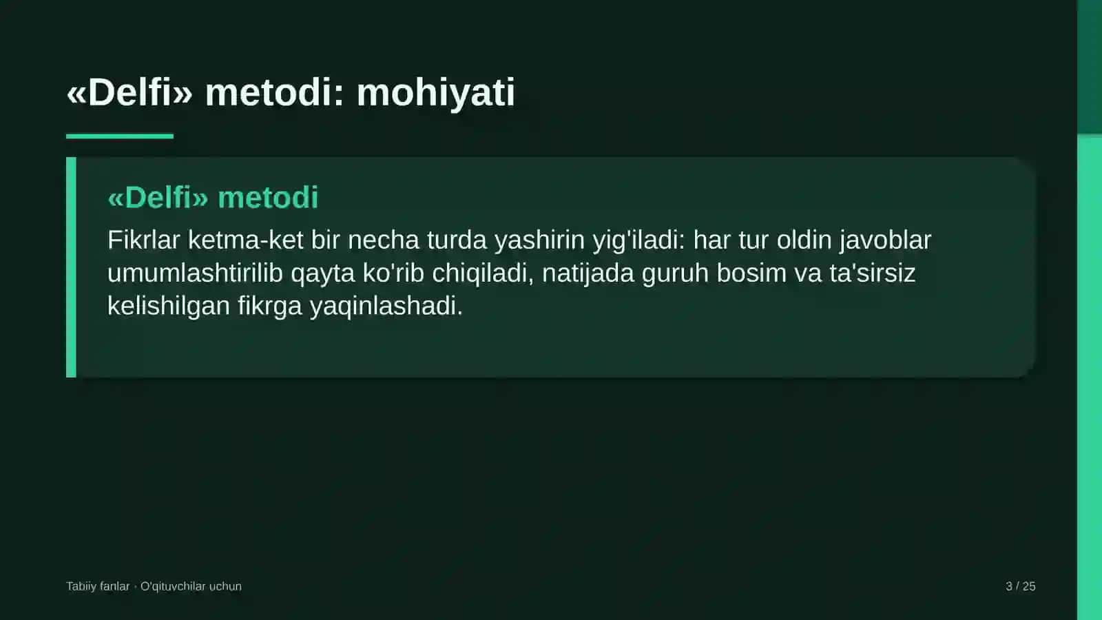 tabiiy fanlar darslarida delfi metodidan foydalanish 9593 3
