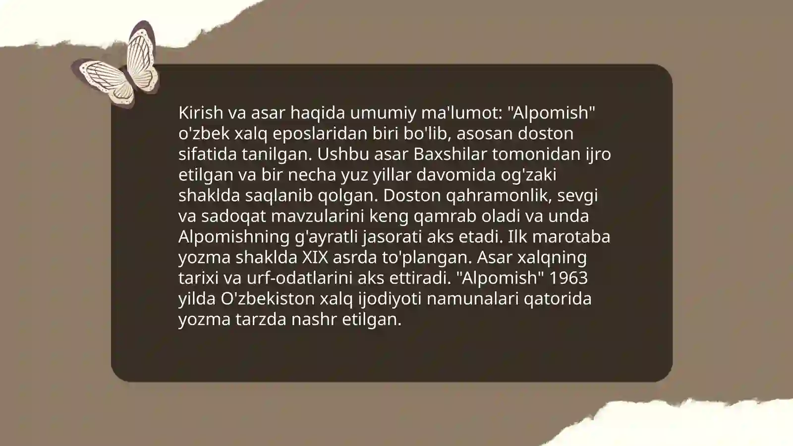 "Ikki eshik orasi"romani 3