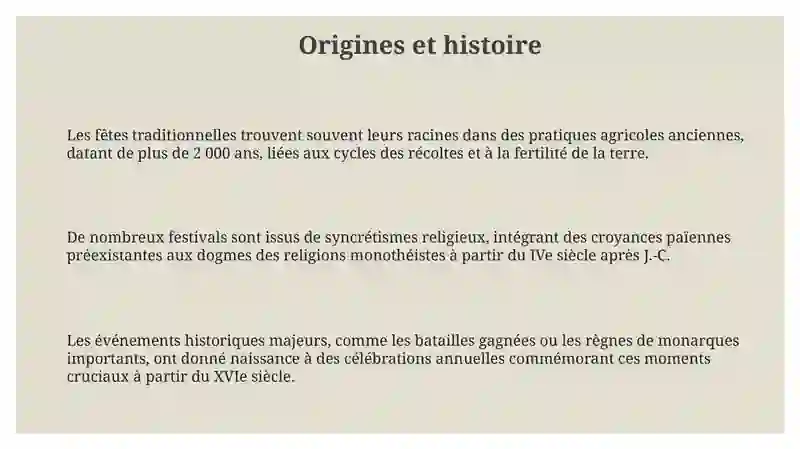 Les fetes traditionelles 3