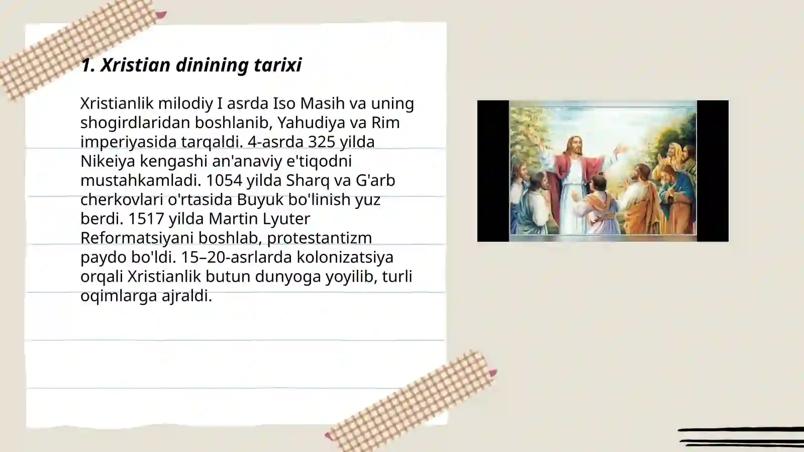 Xristian dini 3