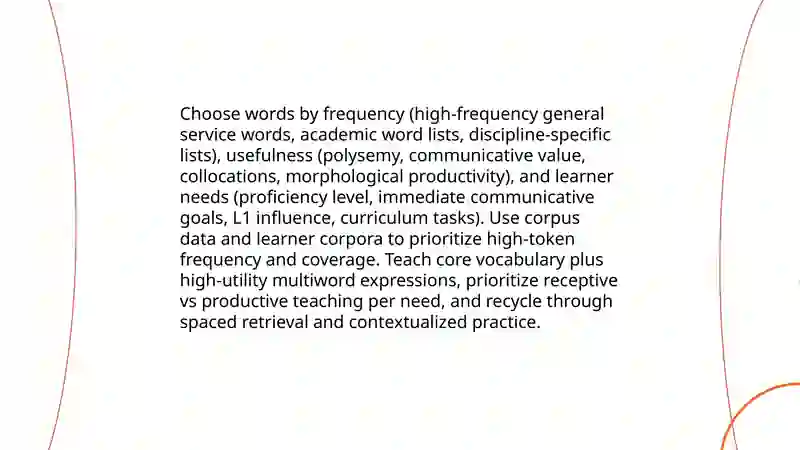 Teaching vocabulary 3
