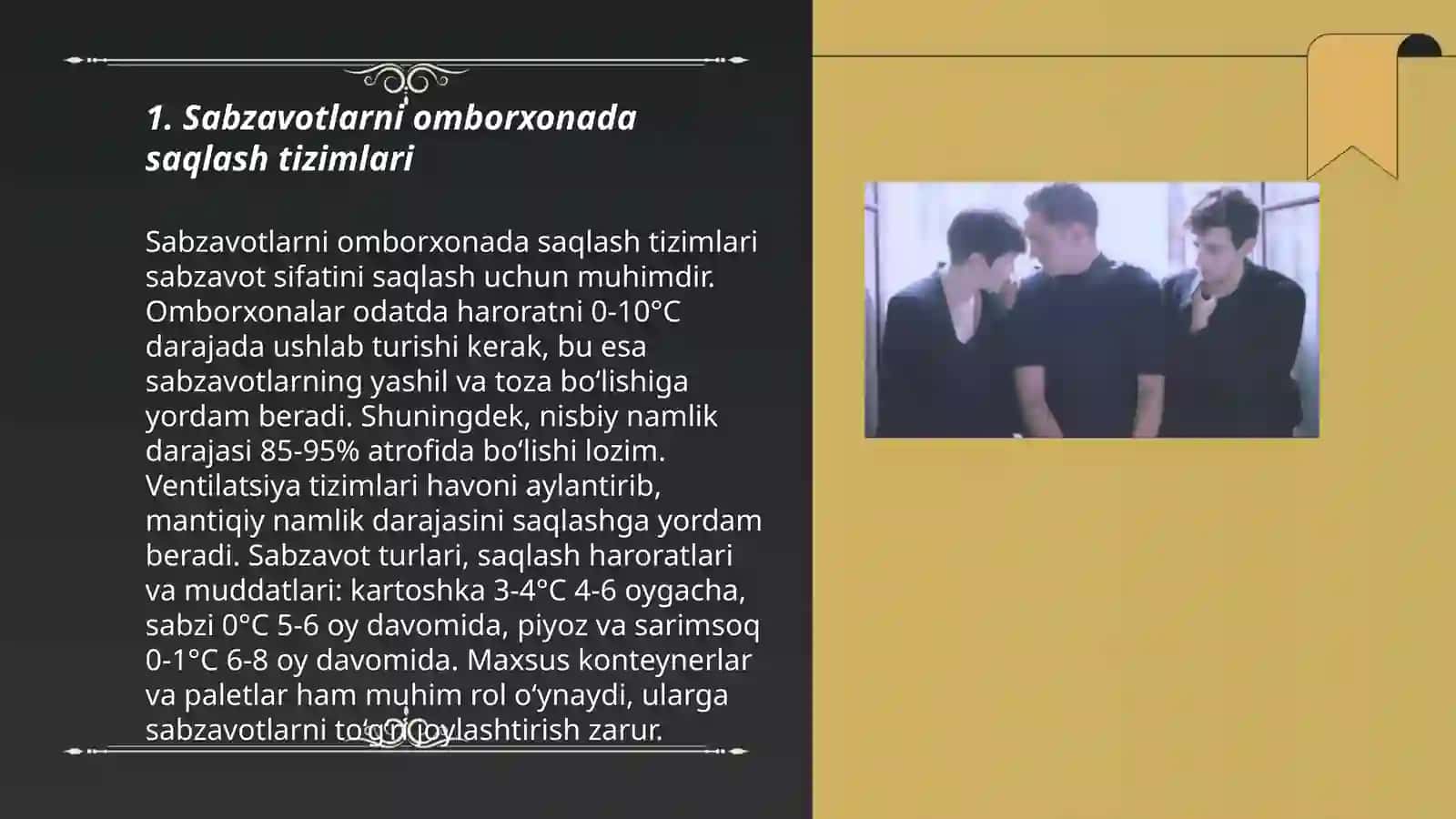 Sabzavotlarni omborxonada saqlash davridagi kasalliklari hamda ularga qarshi kurash choralari 3