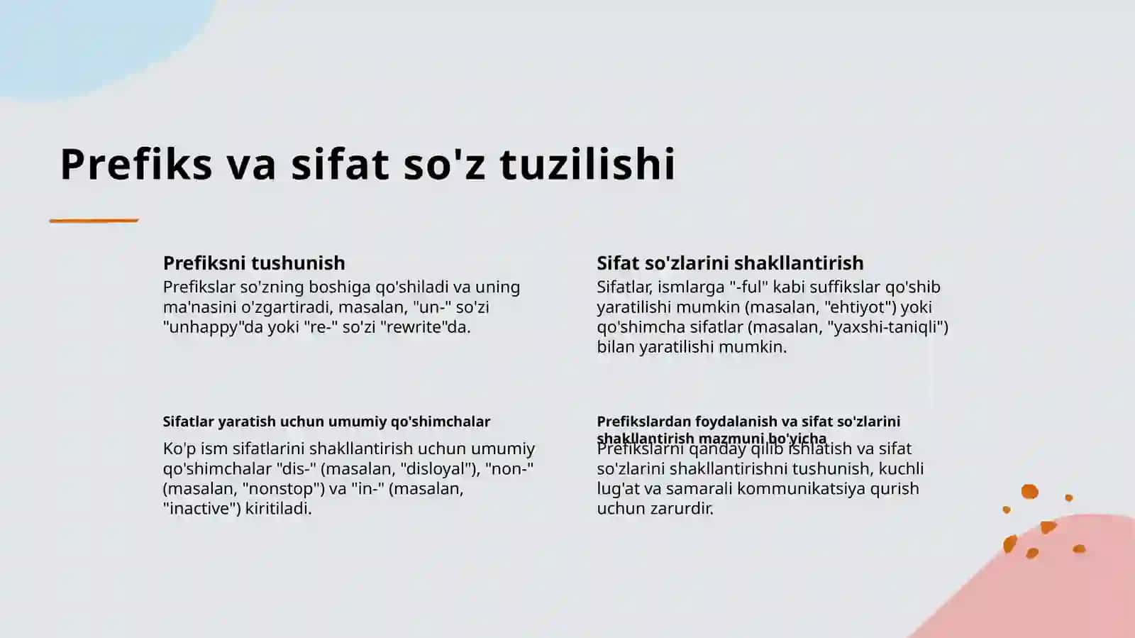 Sifat so z turkumi 3