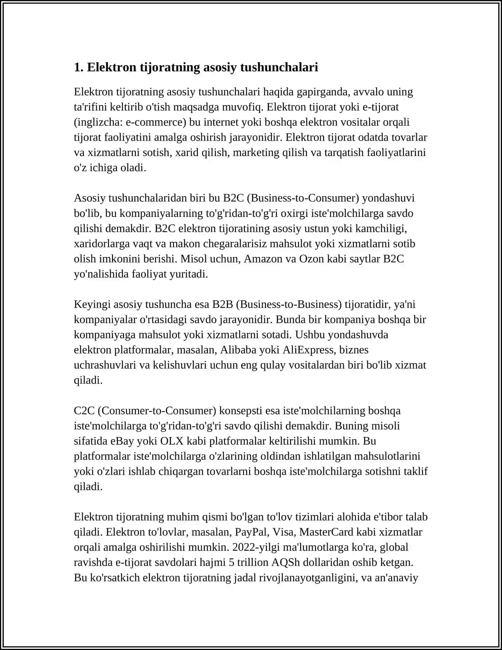 ELEKTRON BIZNES VA ELEKTRON TIJORAT MODELLARI 3