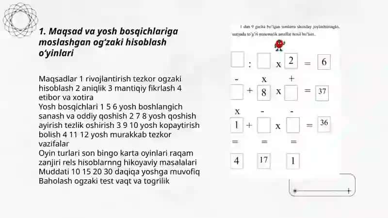 Og‘zaki va yozma hisoblashga doir didaktik (o‘yinlar) topshiriqlar to‘plami 3