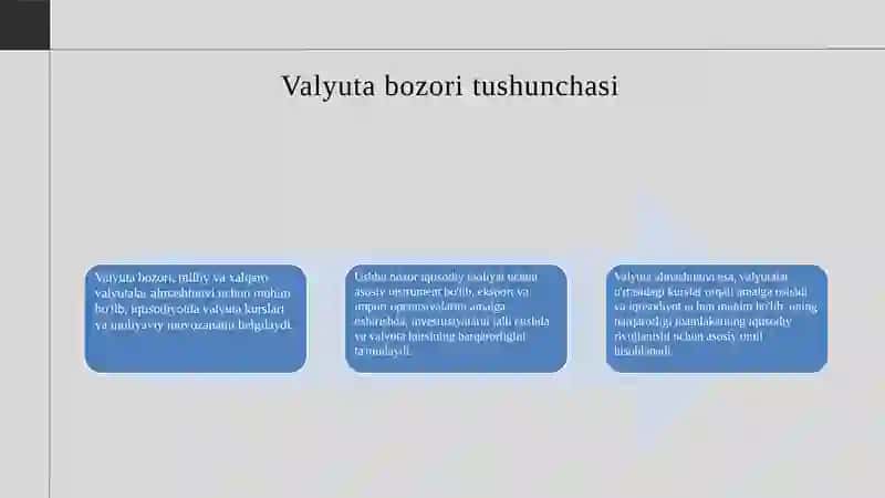 Valyuta bozori va uning milliy iqdisodiyotdagi tasiri 3