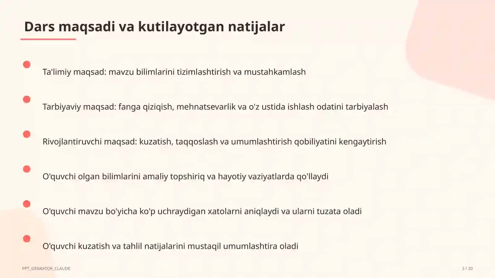 O'zbekiston aholisi va demografik jarayonlar (9-sinf) 3