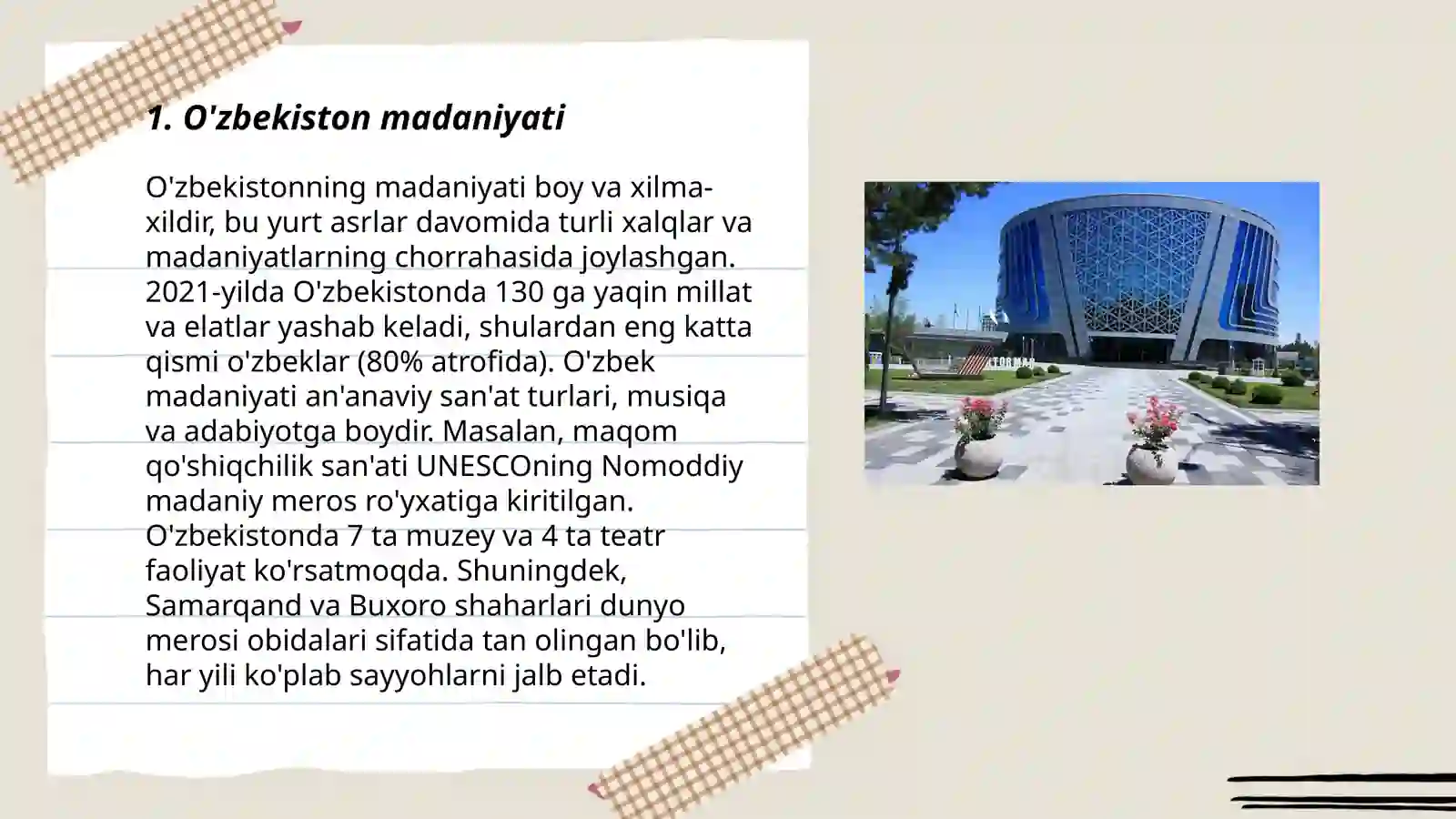 O'zbekiston madaniyati 3