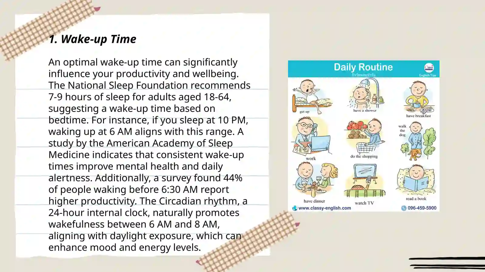 My daily routine 3