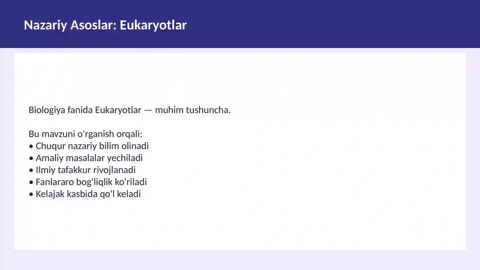 Hujayra tuzilishi 3