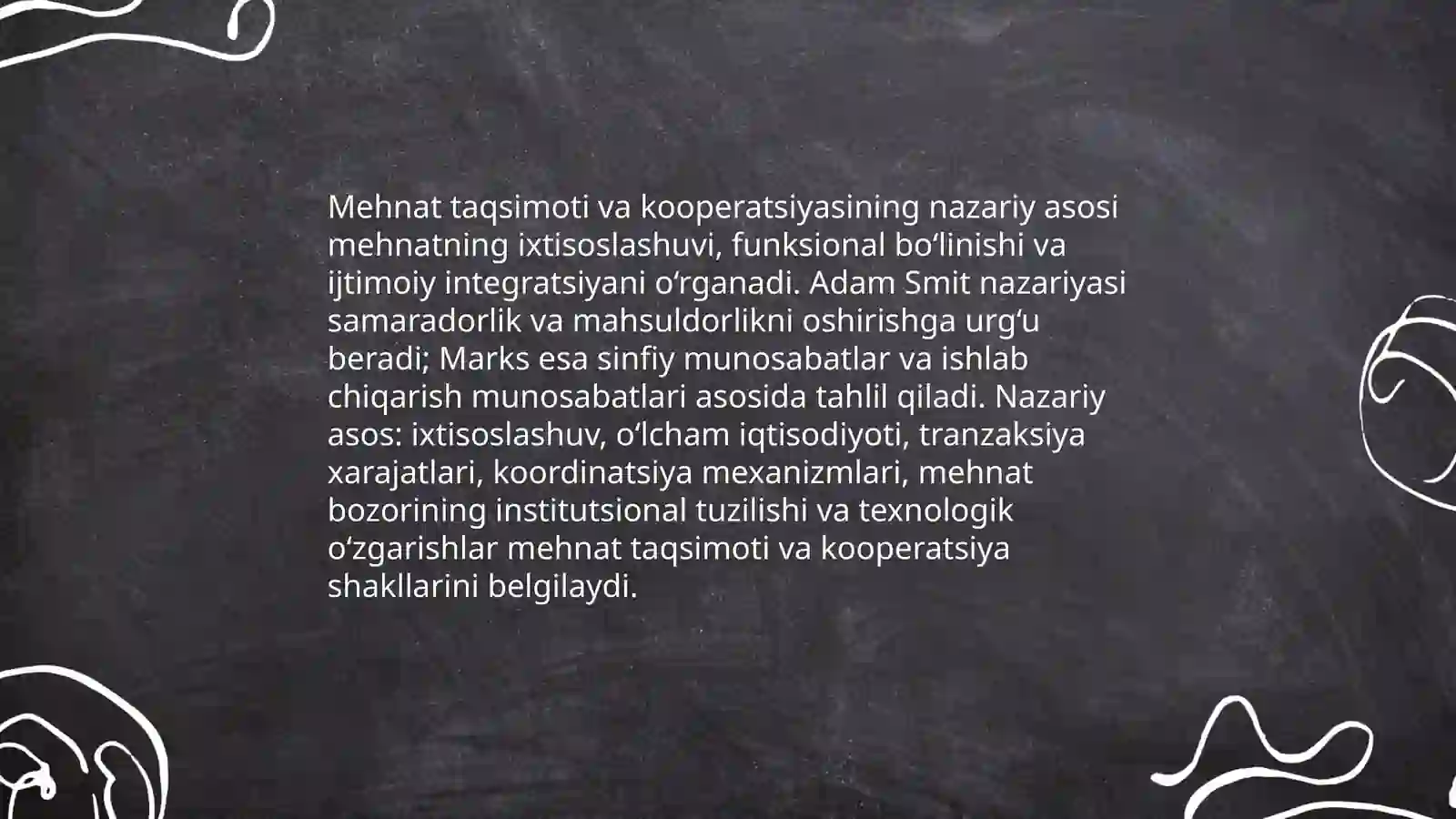 Mehnat taqsimoti va kooperatsiyasi 3