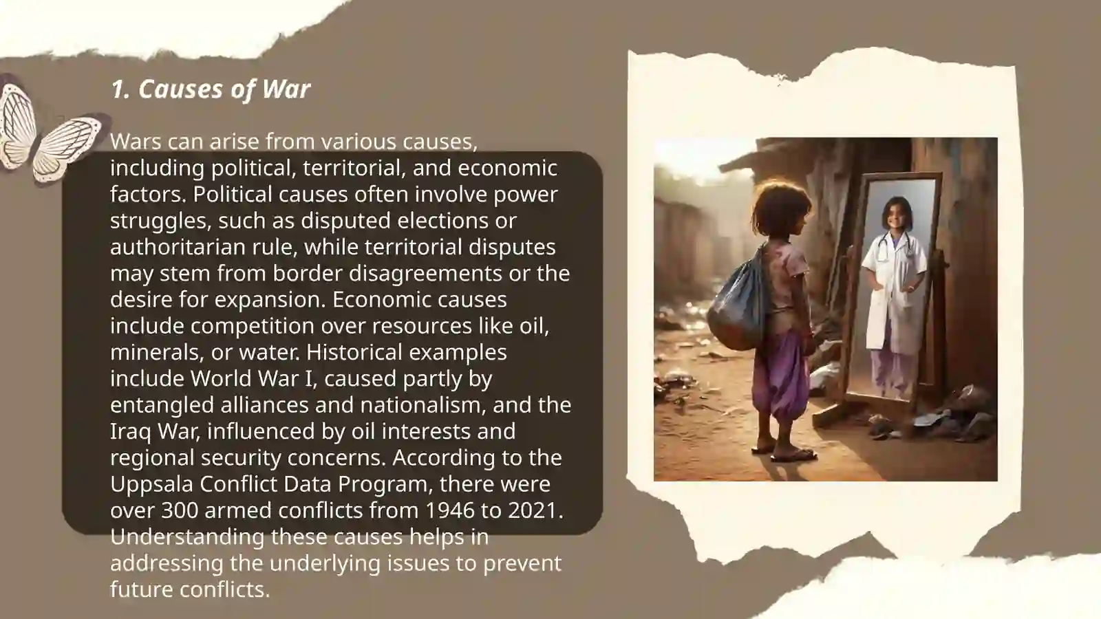 Wars and conflict 3