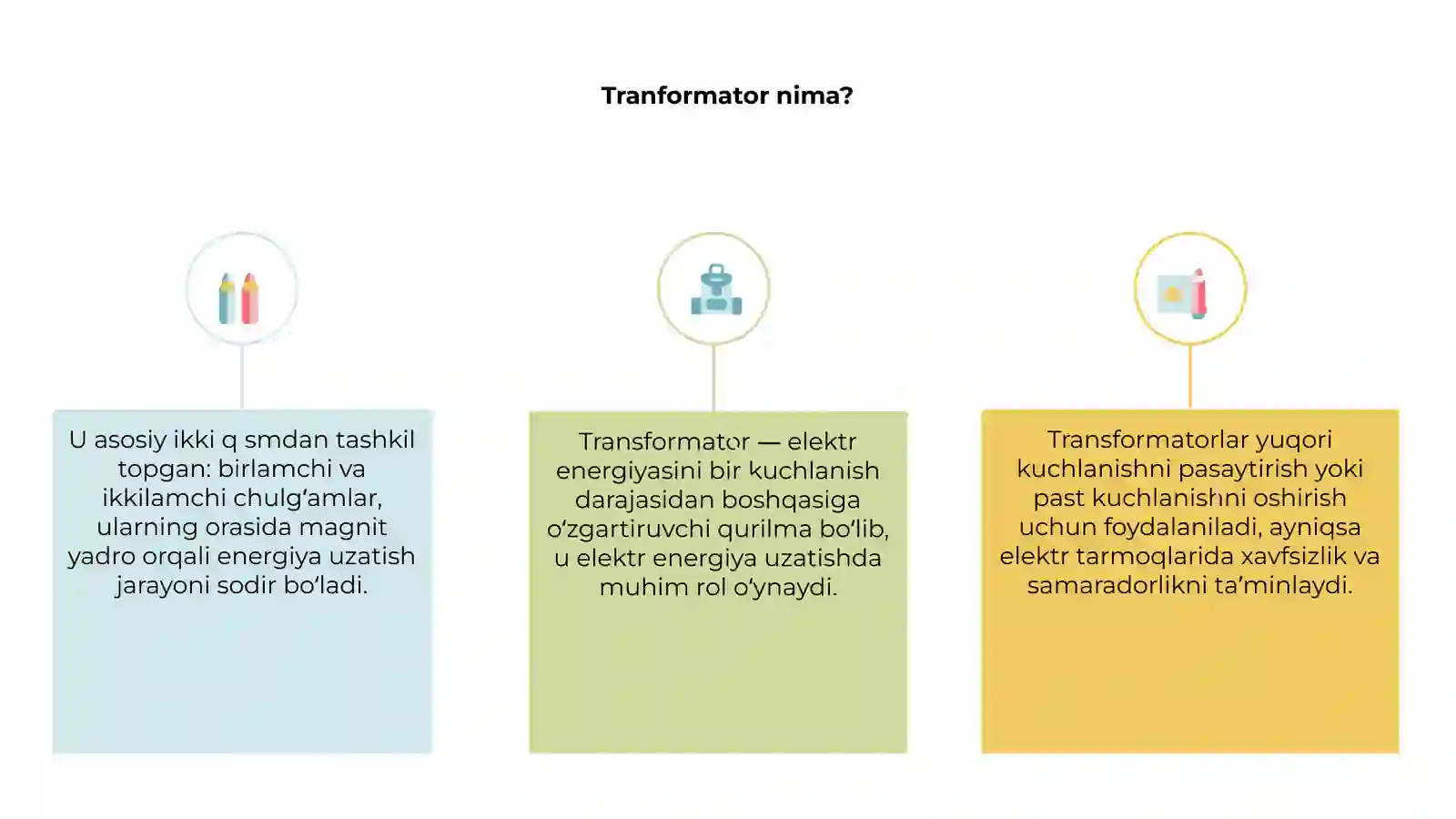 Tranformatorlar 3