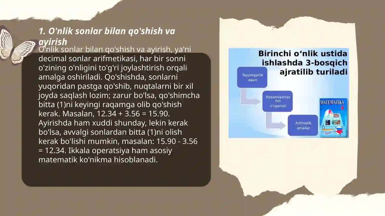 O'nlik, yuzlik, minglik va ko'p xonali sonlar konsentrida arifmetik amallarni o'rgatish metodikasi 3