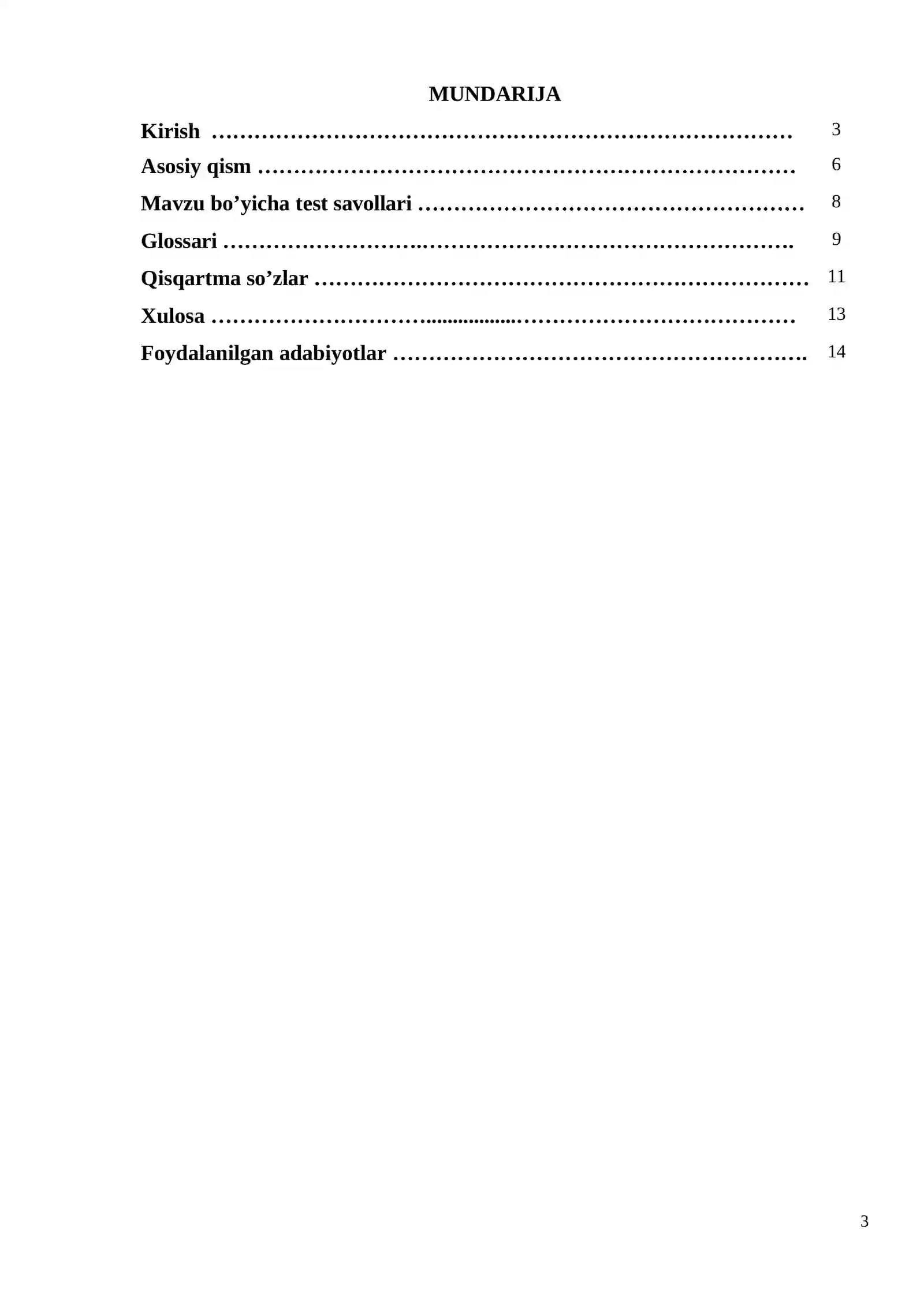 HTML tilida web sahifa yaratish 3