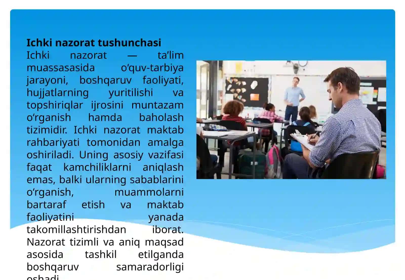 Ichki nazorat tizimida ijroni tekshirish 3