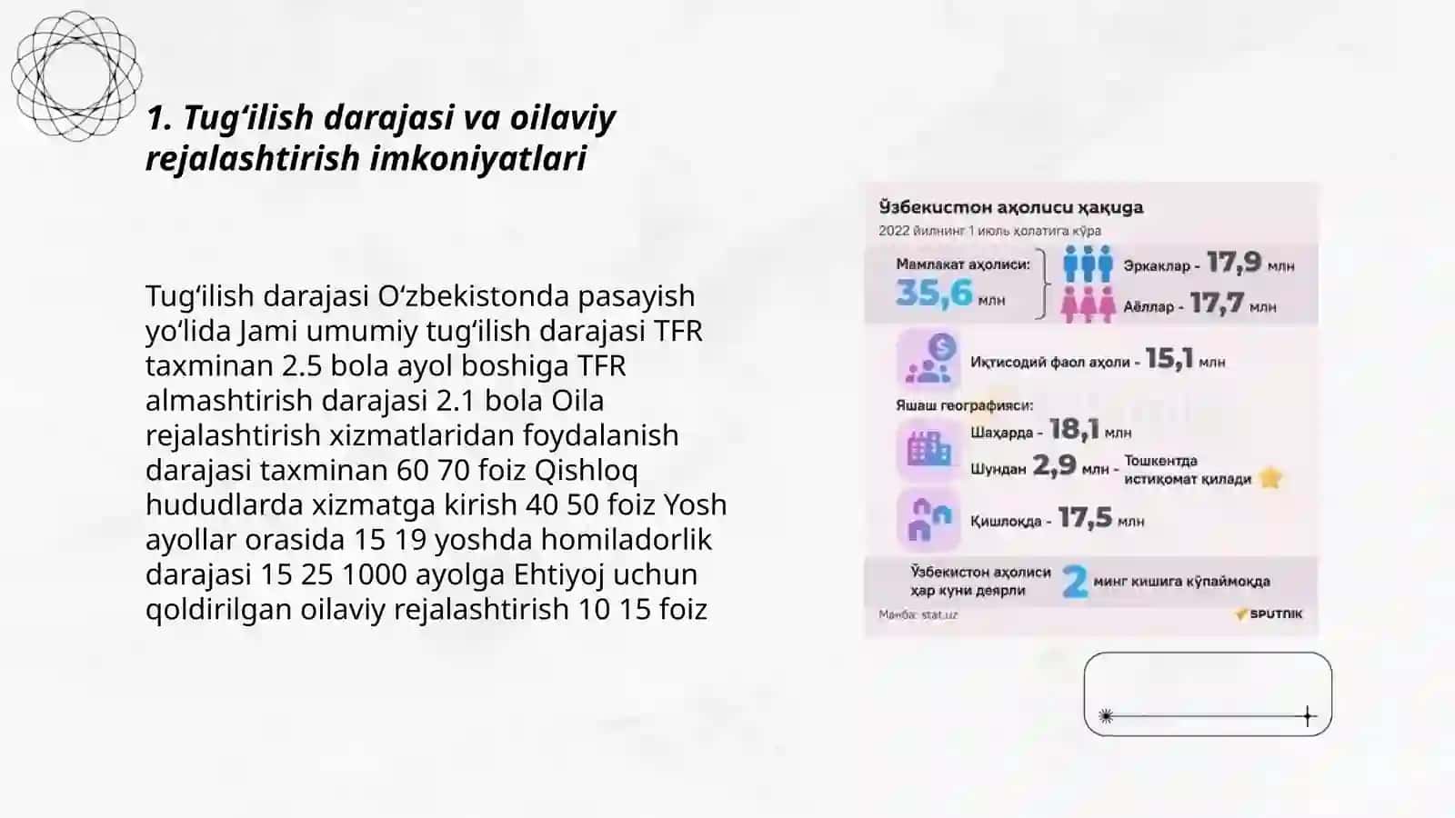 Tug‘ilish darajasi va oilaviy rejalashtirish imkoniyatlari 3