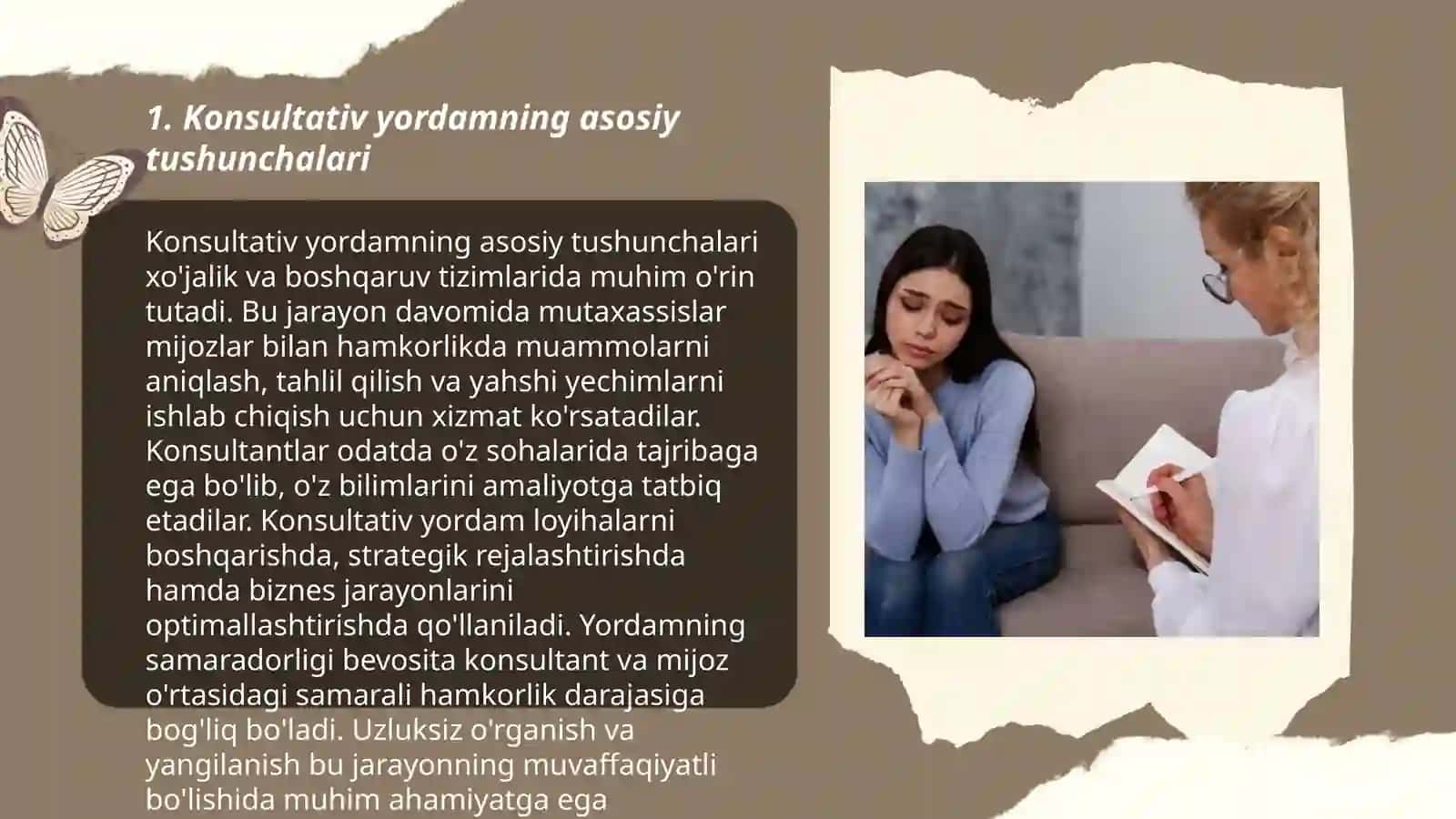 Konsultativ yordam tamoyillari 3