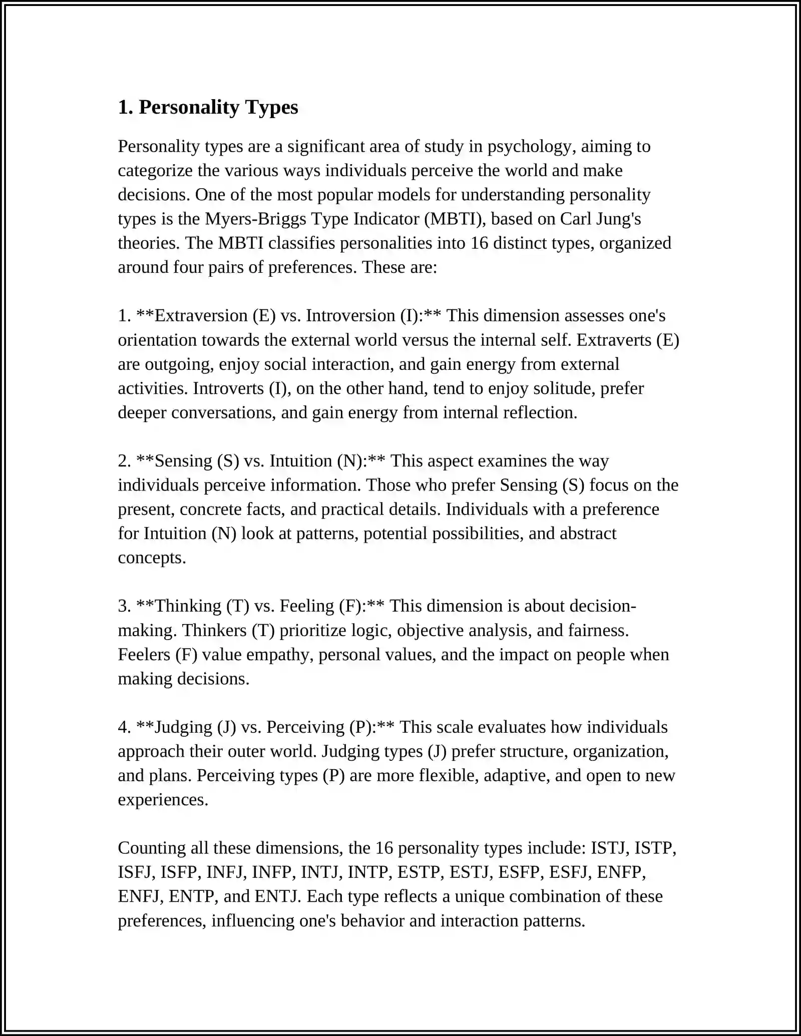 CHARACTER AND BEHAVIOR 3