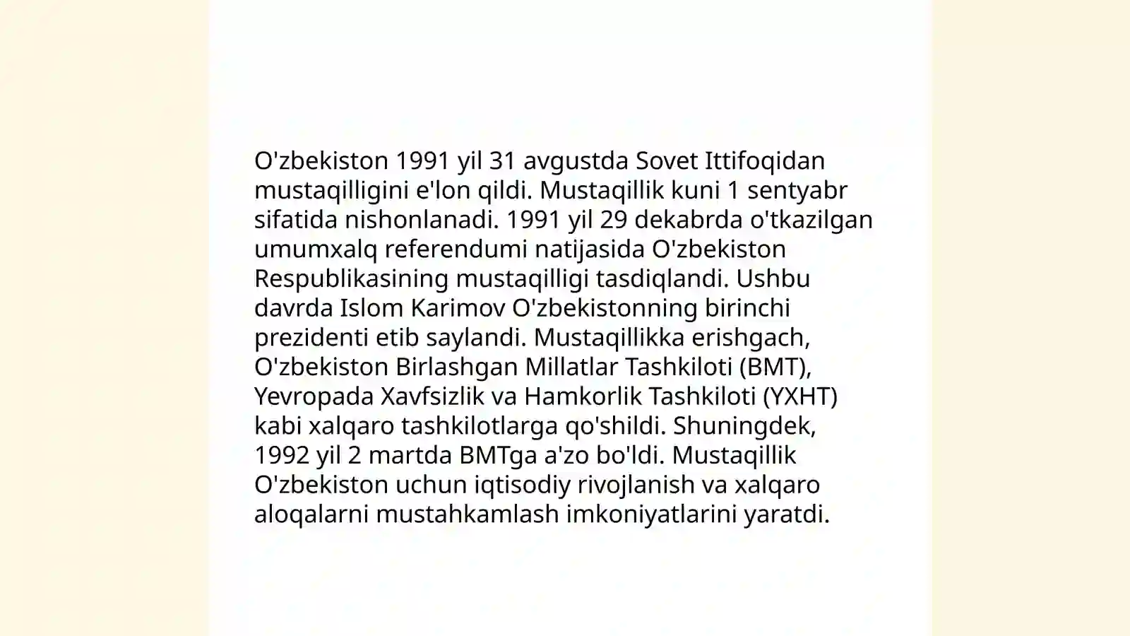 O'zbekistonning eng yangi tarixi 3