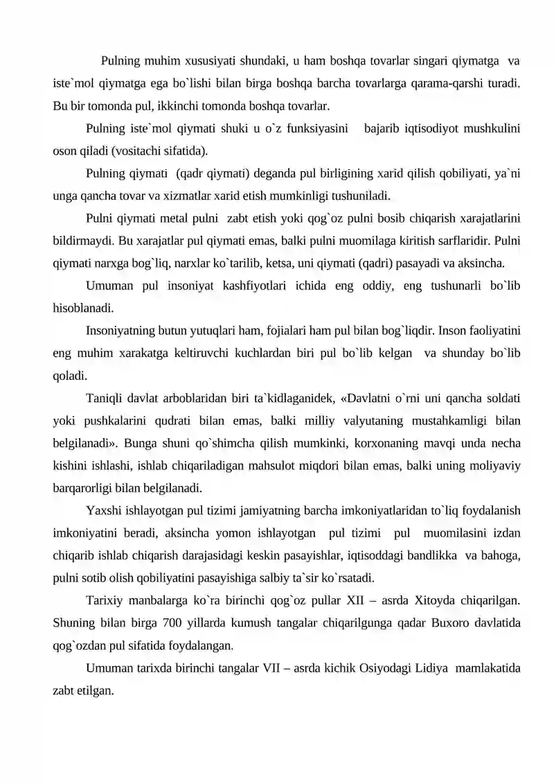 Pulning mohiyati 3