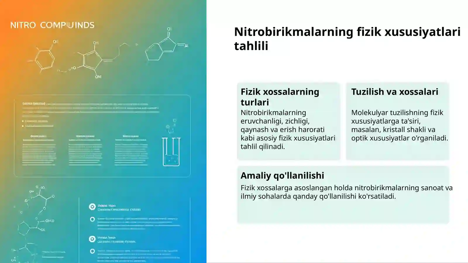 Nitrobirikmalar: Olinishi va Xossalari 3