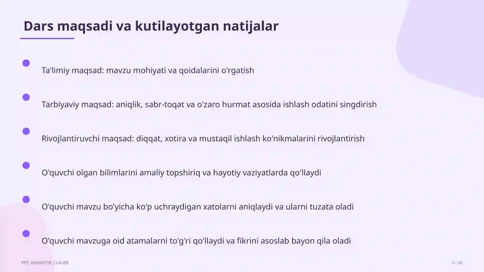 Chidamlilikni rivojlantirish: uzoq masofaga yugurish (7-sinf) 3