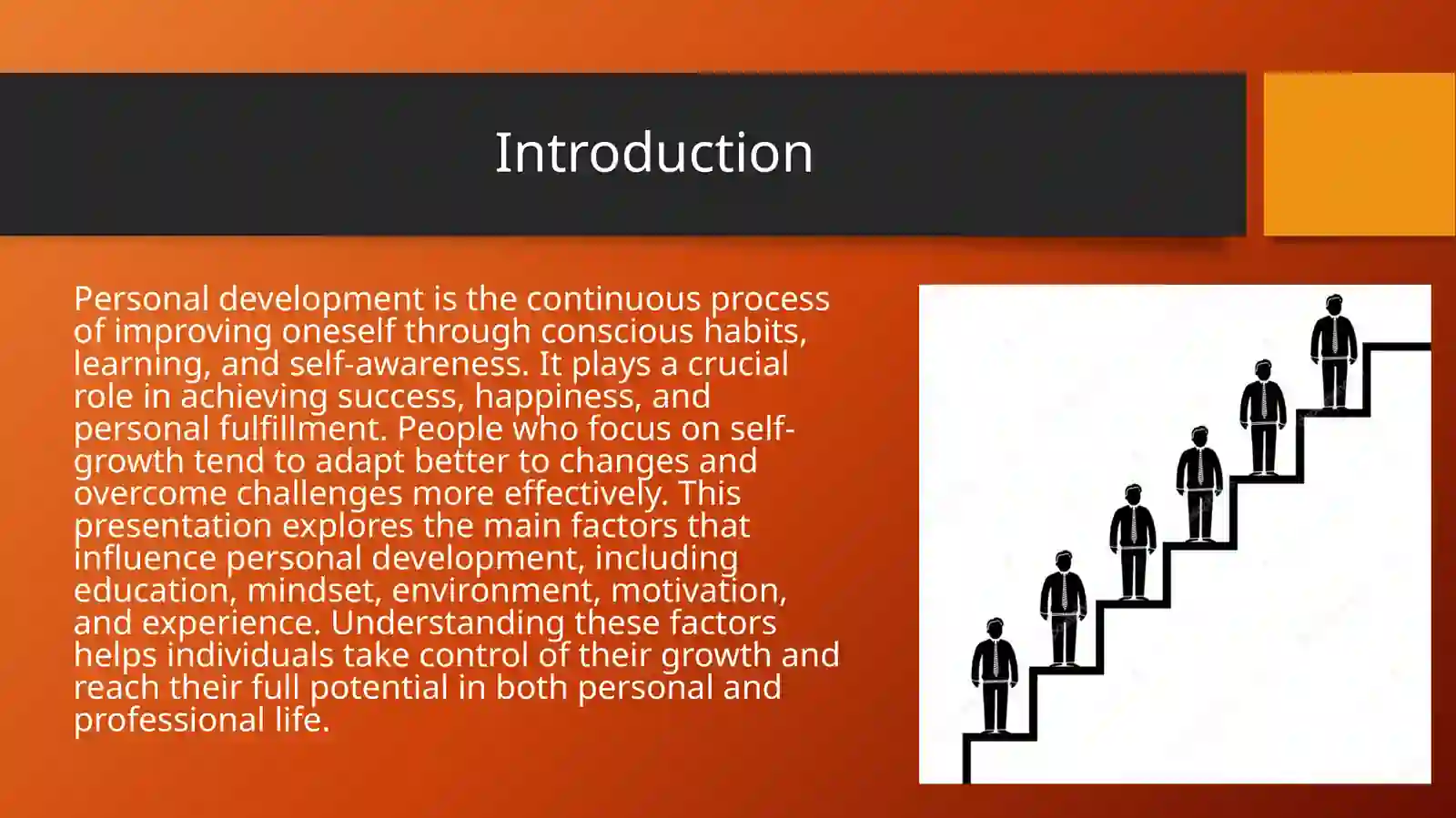 The main factors of personal development 3